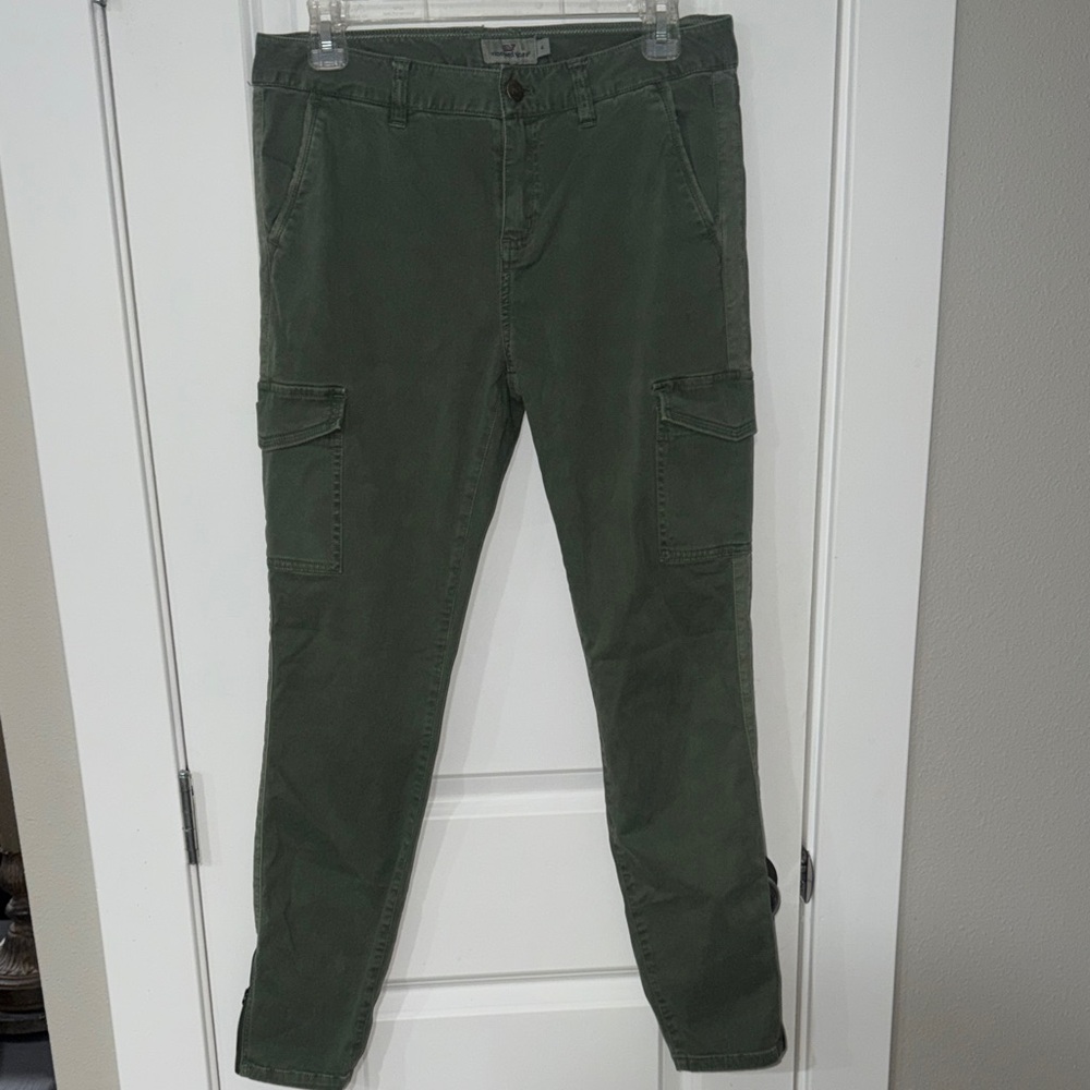 Vineyard Vines Olive Green Straight Leg Cargo Pants